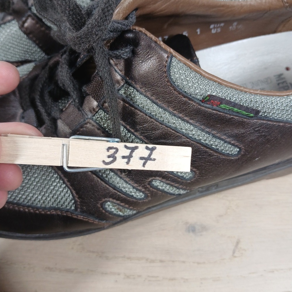 Sano by Mephisto Walking Shoes Women 10.5 Brown Leather Comfort Tech Euro - Picture 10 of 10